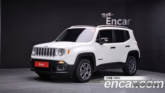 JEEP RENEGADE 2017 — 59 782 км, белый, Корея — под ключ — фото 1