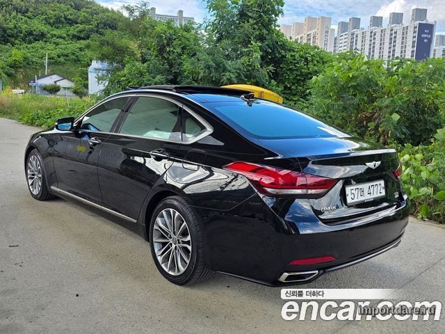 HYUNDAI GENESIS DH 2015 — 208 330 км, чёрный, Корея — под ключ — фото 3