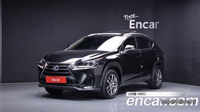 LEXUS NX300H 2016 — 181 923 км, чёрный, Корея — под ключ — фото 1