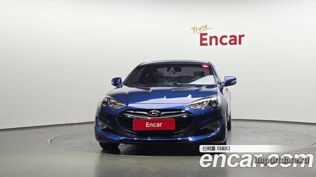 HYUNDAI GENESIS COUPE 2016 — 92 485 км, синий, Корея — под ключ — фото 3