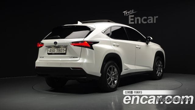LEXUS NX300H 2017 — 124 330 км, белый, Корея — под ключ — фото 1