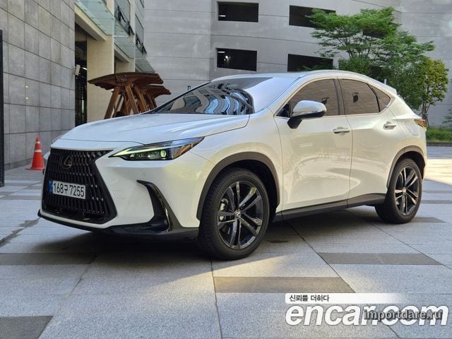 LEXUS NX350H 2025 — 16 600 км, белый, Корея — под ключ — фото 1