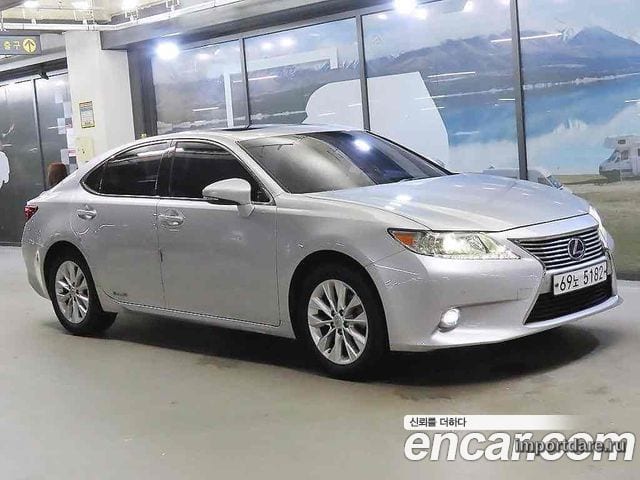 LEXUS ES300H 2014 — 236 338 км, серебристый, Корея — под ключ — фото 1