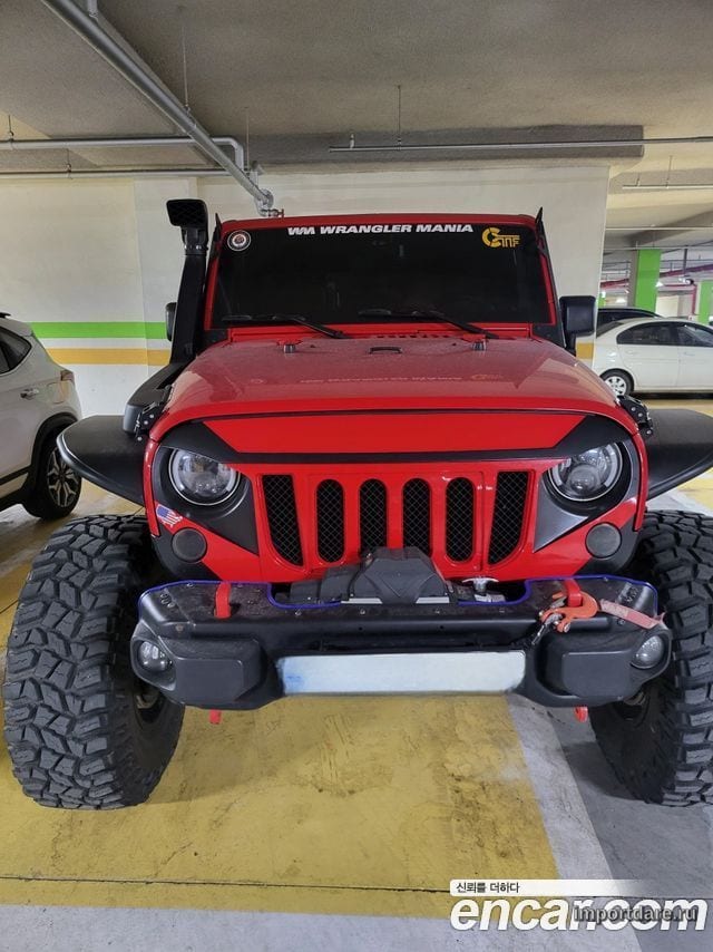 JEEP WRANGLER 2017 — 109 360 км, красный, Корея — под ключ — фото 9