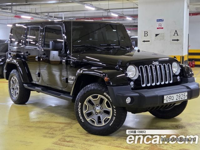 JEEP WRANGLER 2017 — 119 345 км, чёрный, Корея — под ключ — фото 12