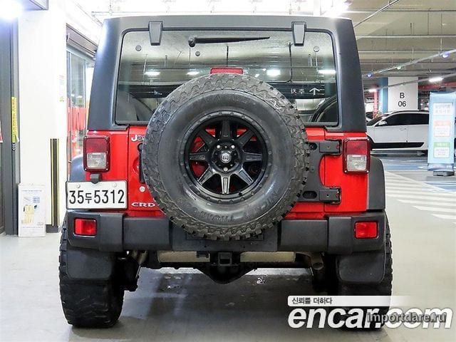 JEEP WRANGLER 2015 — 167 627 км, красный, Корея — под ключ — фото 5