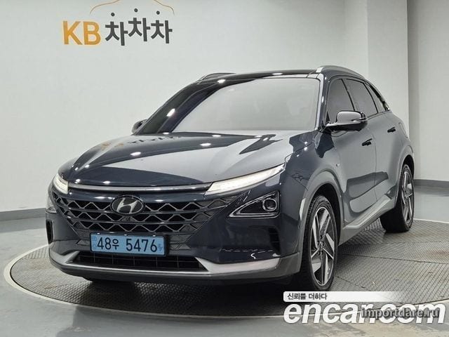 HYUNDAI NEXO 2019 — 75 813 км, синий, Корея — под ключ — фото 1