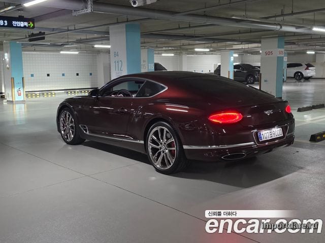 BENTLEY CONTINENTAL 2019 — 73 000 км, бордовый, Корея — под ключ — фото 12