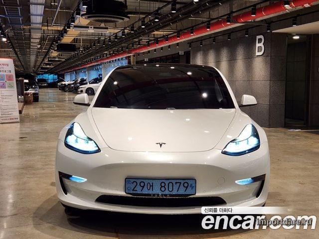TESLA MODEL 3 2021 — 118 180 км, белый, Корея — под ключ — фото 3