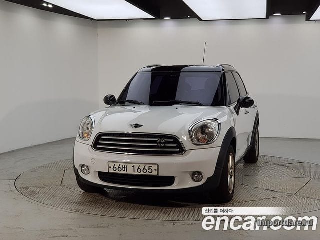 MINI COOPER D COUNTRYMAN 2012 — 161 099 км, белый, Корея — под ключ — фото 2