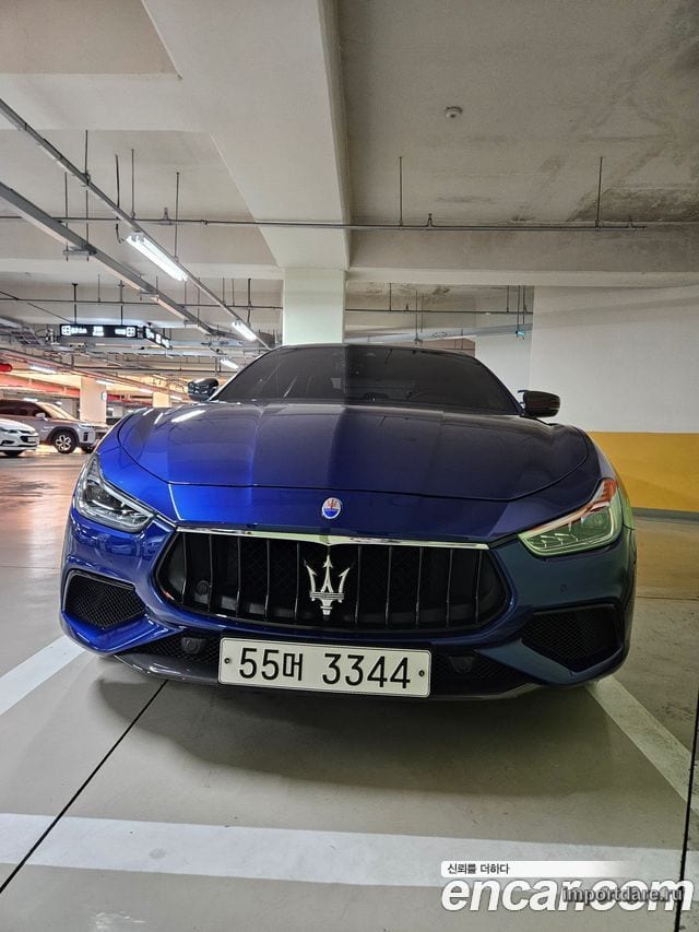 MASERATI GHIBLI 2018 — 58 500 км, синий, Корея — под ключ — фото 3