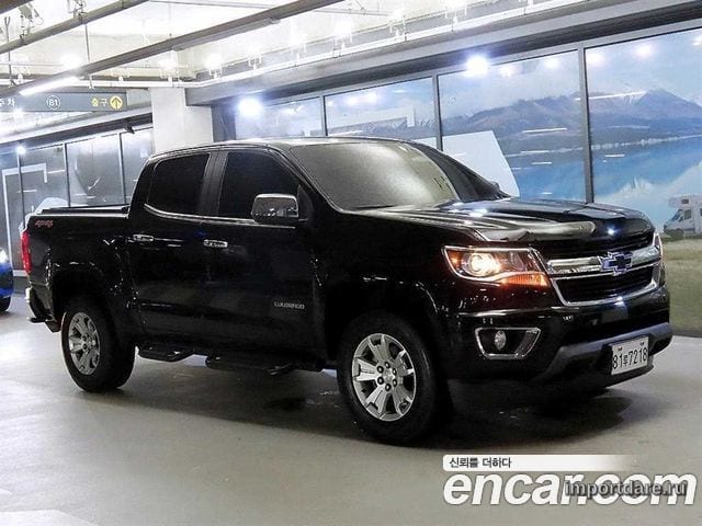 CHEVROLET COLORADO 2020 — 56 830 км, чёрный, Корея — под ключ — фото 1