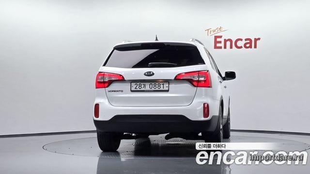 KIA SORENTO R 2014 — 107 366 км, белый, Корея — под ключ — фото 4