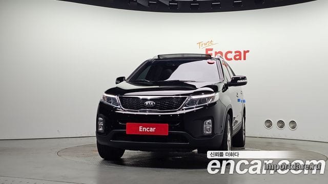 KIA SORENTO R 2014 — 132 375 км, чёрный, Корея — под ключ — фото 3