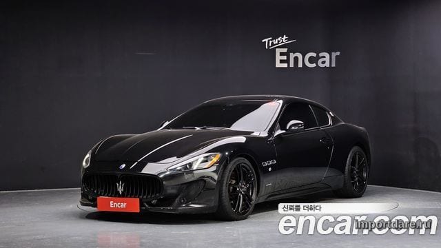 MASERATI GRANTURISMO 2016 — 63 895 км, чёрный, Корея — под ключ — фото 1