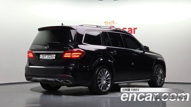 MERCEDES-BENZ GLS-CLASS X166 2017 — 233 350 км, чёрный, Корея — под ключ — фото 2