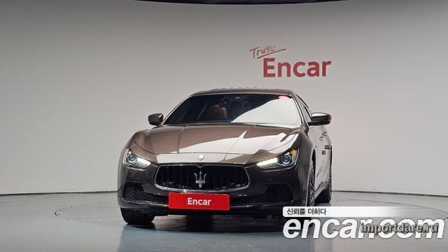 MASERATI GHIBLI 2017 — 107 568 км, коричневый, Корея — под ключ — фото 3