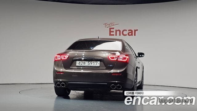 MASERATI GHIBLI 2017 — 107 568 км, коричневый, Корея — под ключ — фото 4
