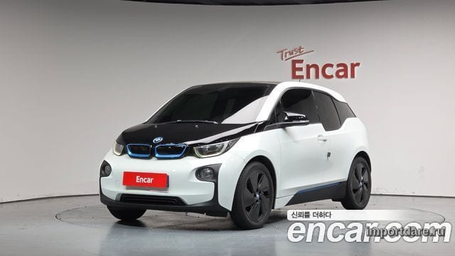BMW I3 2016 — 77 100 км, белый, Корея — под ключ — фото 1