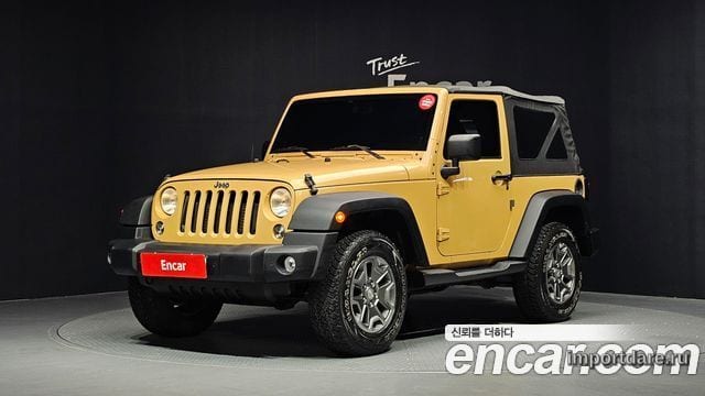 JEEP WRANGLER 2014 — 67 233 км, коричневый, Корея — под ключ — фото 1