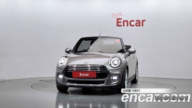 MINI COOPER CONVERTIBLE 2019 — 153 669 км, серебристо-серый, Корея — под ключ — фото 3
