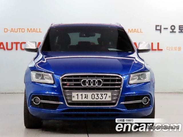 AUDI SQ5 2016 — 123 000 км, синий, Корея — под ключ — фото 3