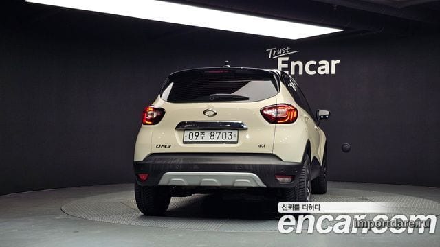 RENAULT KOREA QM3 2018 — 191 793 км, белый-перламутр, Корея — под ключ — фото 4