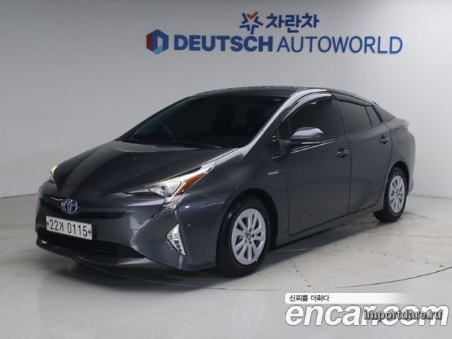 TOYOTA PRIUS 2017 — 182 387 км, серый, Корея — под ключ — фото 4