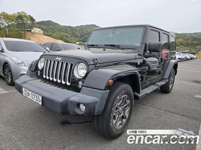 JEEP WRANGLER 2016 — 174 476 км, чёрный, Корея — под ключ — фото 2