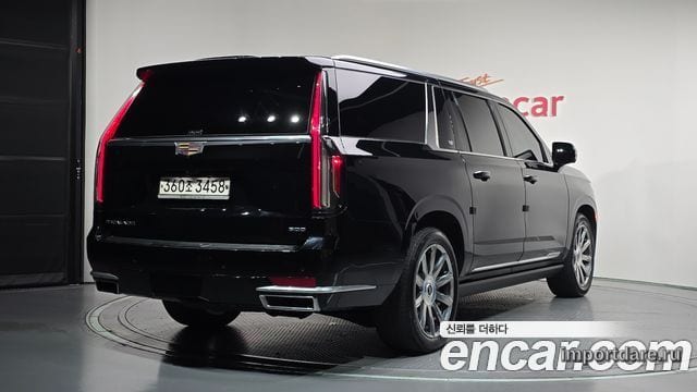 CADILLAC ESCALADE 2022 — 36 885 км, чёрный, Корея — под ключ — фото 2