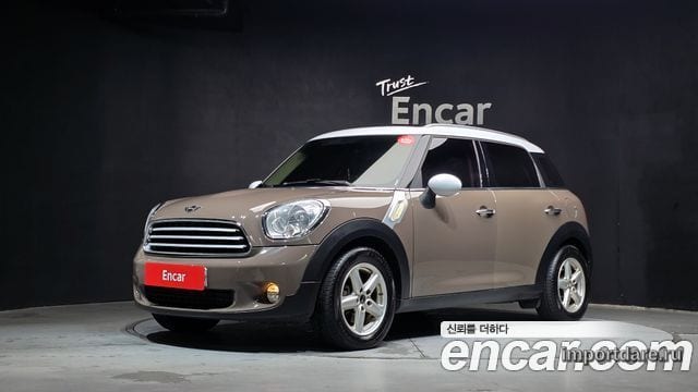 MINI COOPER D COUNTRYMAN 2013 — 65 104 км, светло-золотистый, Корея — под ключ — фото 1