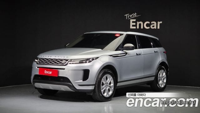 LAND ROVER RANGE ROVER EVOQUE 2020 — 74 099 км, серебристый, Корея — под ключ — фото 1