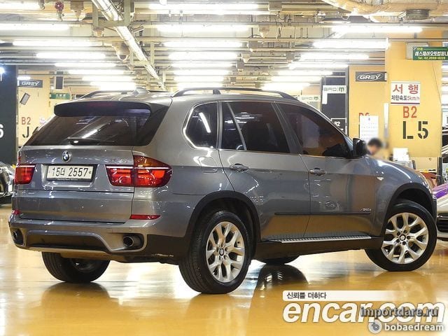BMW X5 2012 — 207 000 км, серый, Корея — под ключ — фото 2