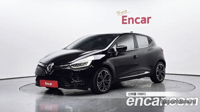 RENAULT KOREA CLIO 2018 — 79 878 км, чёрный, Корея — под ключ — фото 1