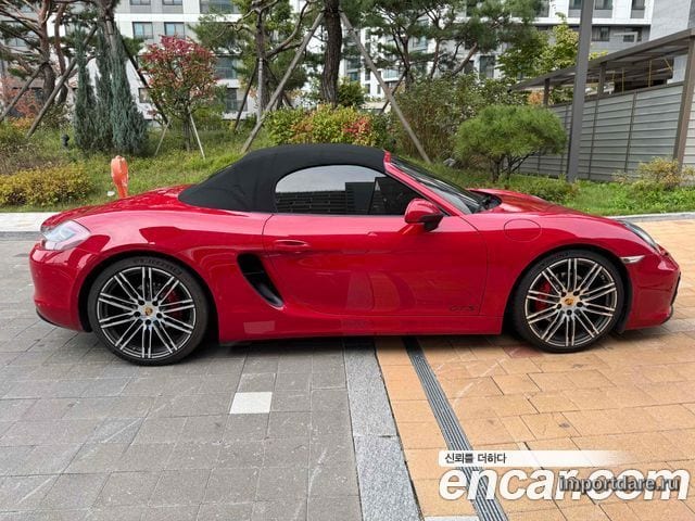 PORSCHE BOXSTER 2015 — 91 600 км, красный, Корея — под ключ — фото 6