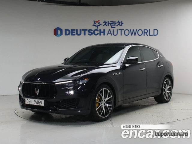 MASERATI LEVANTE 2017 — 107 467 км, чёрный, Корея — под ключ — фото 4