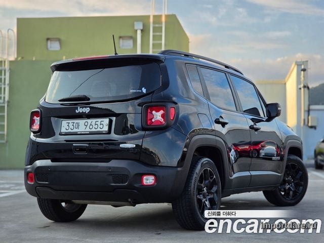 JEEP RENEGADE 2018 — 75 090 км, чёрный, Корея — под ключ — фото 2