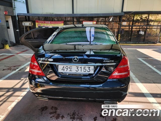 MERCEDES-BENZ S-CLASS W221 2013 — 91 900 км, чёрный, Корея — под ключ — фото 2