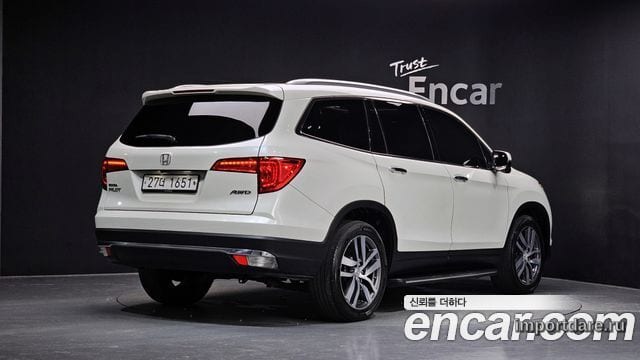 HONDA PILOT 2016 — 132 466 км, белый, Корея — под ключ — фото 2