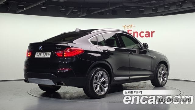BMW X4 2017 — 118 658 км, чёрный, Корея — под ключ — фото 2