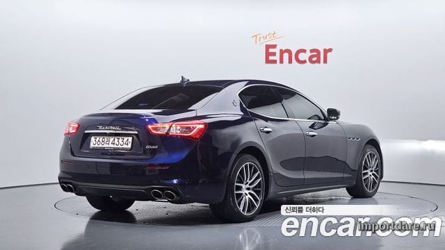 MASERATI GHIBLI 2018 — 76 580 км, синий, Корея — под ключ — фото 2