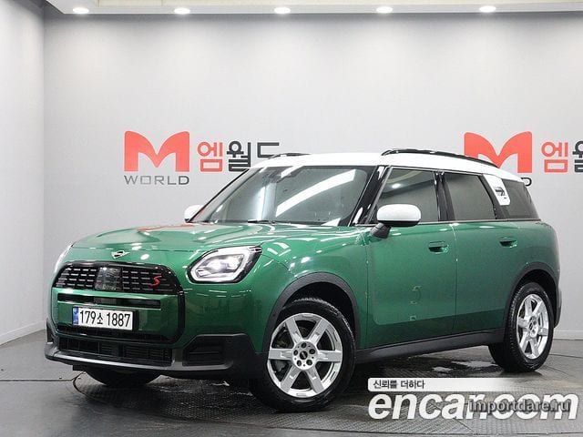 MINI COOPER S COUNTRYMAN 2025 — 18 114 км, зелёный, Корея — под ключ — фото 1