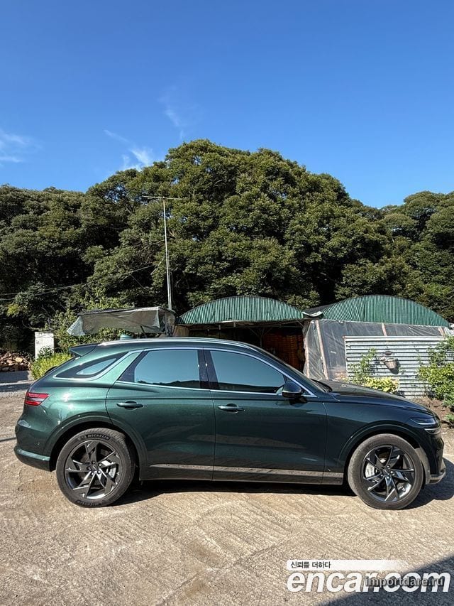 GENESIS ELECTRIFIED GV70 2022 — 40 200 км, тёмно-зелёный, Корея — под ключ — фото 3