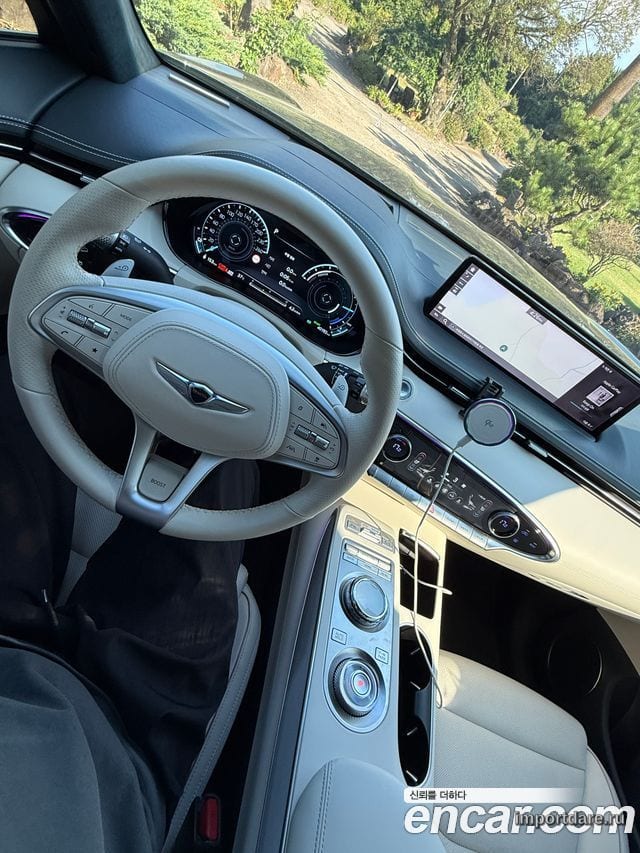 GENESIS ELECTRIFIED GV70 2022 — 40 200 км, тёмно-зелёный, Корея — под ключ — фото 4