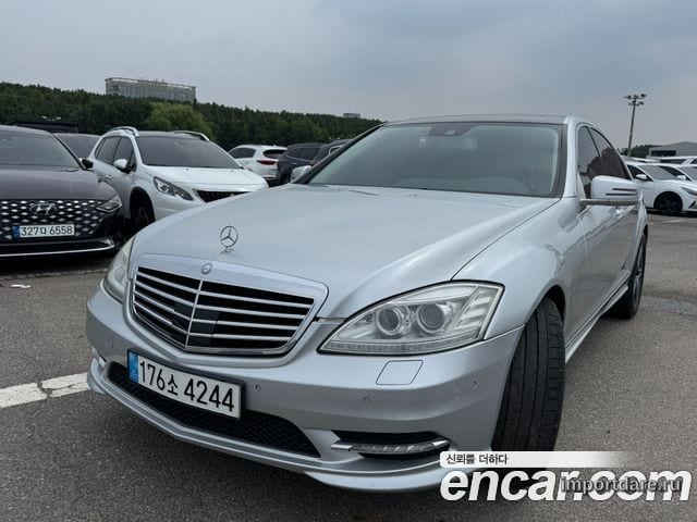 MERCEDES-BENZ S-CLASS W221 2011 — 289 603 км, серебристый, Корея — под ключ — фото 1