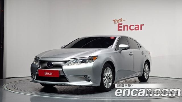 LEXUS ES300H 2013 — 164 137 км, серебристо-серый, Корея — под ключ — фото 1