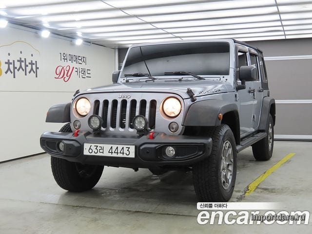 JEEP WRANGLER 2015 — 69 847 км, серебристый, Корея — под ключ — фото 1