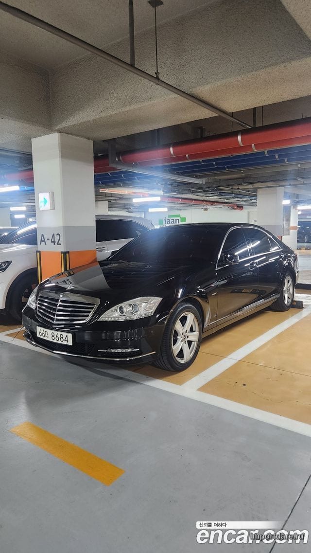 MERCEDES-BENZ S-CLASS W221 2011 — 68 000 км, чёрный, Корея — под ключ — фото 4