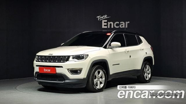 JEEP COMPASS 2019 — 90 410 км, белый, Корея — под ключ — фото 1