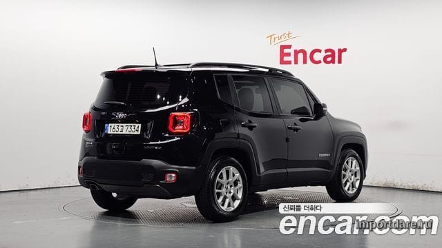 JEEP RENEGADE 2020 — 107 313 км, чёрный, Корея — под ключ — фото 1
